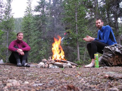 Feu au bivouac !