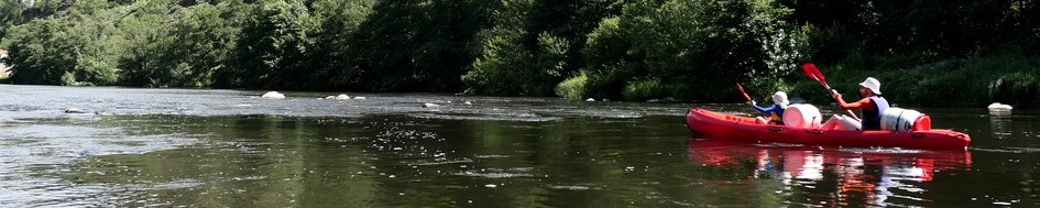 La descente de l'Allier en kayak