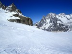 Descente de la vallée blanche