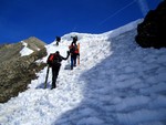 Arrivée au col de Malatra