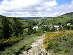 Le Bleymard avant l'ascension du Mont Lozère