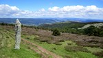 Les montjoies jalonnent le chemin sur le Mont Lozère