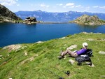 Le lac du Crozet avec vue sur la Chartreuse