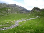 Vue du refuge de la Pra sur le Roc de l'hôpital