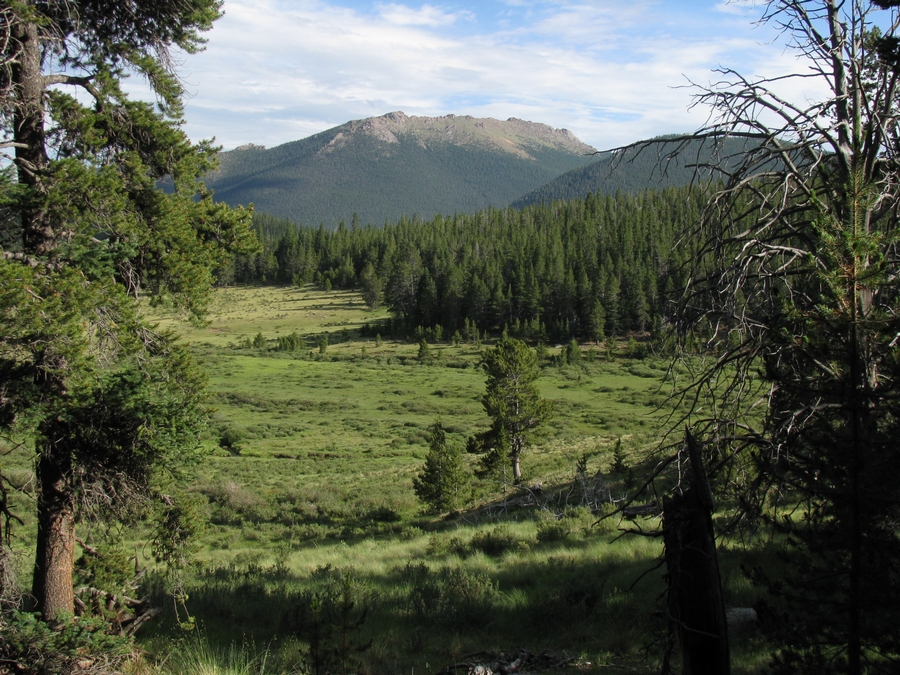 Vallée verdoyante au sommet !