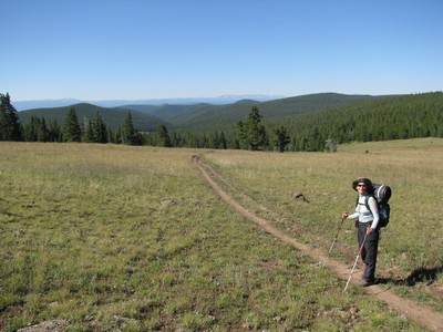 sur le trail