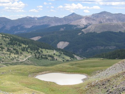 Lac laiteux apres Stony pass