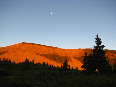 Levee de soleil au bivouac