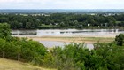 Loire à vélo : Vue de la Loire depuis les hauteurs de Candes-St-Martin