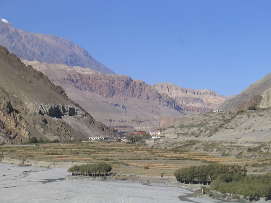 Entre Jomsom et Kagbeni - Kagbeni 2807 m