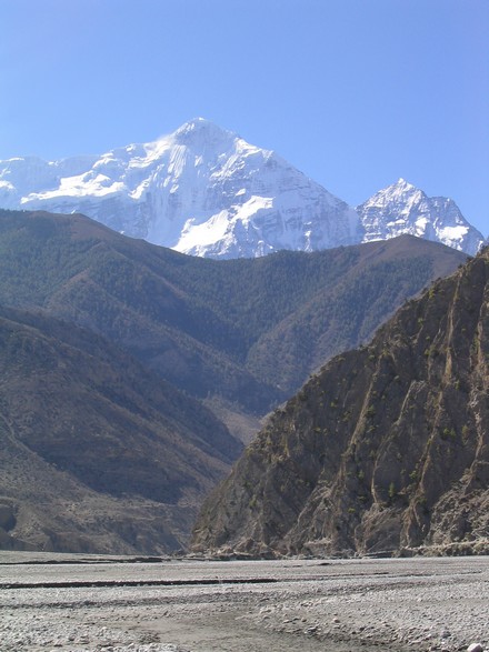 Entre Muktinath et Marpha - Nilgiri 6940 m