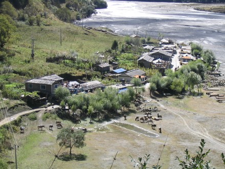 Entre Marpha et Ghasa - Village sur le chemin