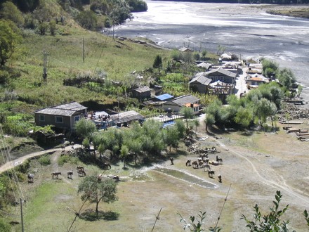 Entre Marpha et Ghasa - Village sur le chemin