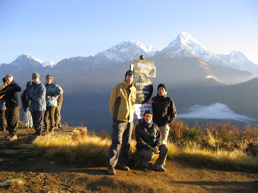 Poon Hill 3210 m - Steph Jean-No et Pere Fou