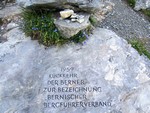 A la mémoire d'un alpiniste disparu sur l'Eiger