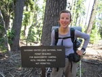 Nous entrons dans le Crater Lake National Park