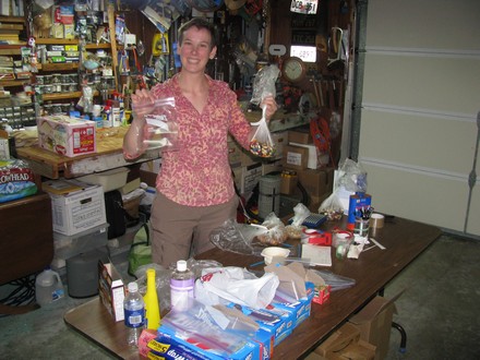 Elodie fait les box dans le garage de Scout et Frodo !