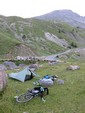 Bivouac au Plan Lachat sur les pentes du Col du Galibier