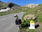 Dans la montée du Col du Galibier