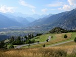 Dans la montée du Col de Vars