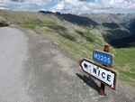 Descente du Col de la Bonnette direction Nice !