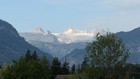 Salzkammergutradweg - Vue sur le glacier de Hoher Dachstein