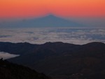 L'ombre du Teide au couché du soleil