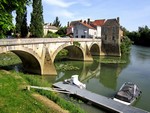 Première pause à Verdun-sur-le-Doubs