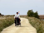 La Camargue à vélo : Digue à la Mer