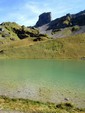 Le Lac Amour dominé par la Pierra Menta