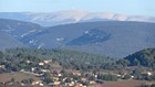 Le Mont Ventoux depuis les hauteurs d'Apt