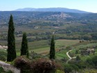 Vue sur le Lubéron depuis Lacoste