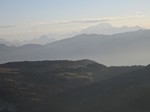 Le Mont Blanc du sommet de La Tour de l'Angle Est