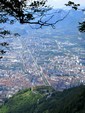 La Bastille et Grenoble en contre bas