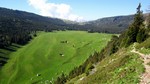 Dans la montée du Granier par le Pas des Barres