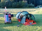 La Bavière à Vélo : Premier camping à la ferme
