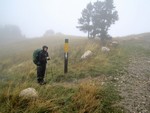 Sous le sommet du Moucherotte, brouillard et pluie