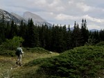 Premières vues sur le Grand Veymont