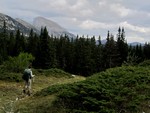 Premières vues sur le Grand Veymont