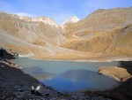 Le Lac Blanc sous le Col du Soufre