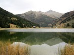 Lac de Tuéda à l'arrivée à Mottaret