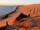 Vélodyssée - Dune du Pilat au soleil couchant