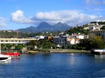 Départ de Fort De France en bateau